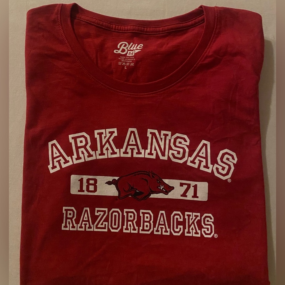 Blue 84 Arkansas Razorbacks Tee 
Large